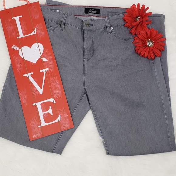 YMI Denim - Royalty by YMI Gray Skinny Jeans